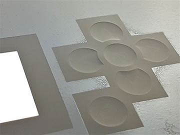 Adhesive printing